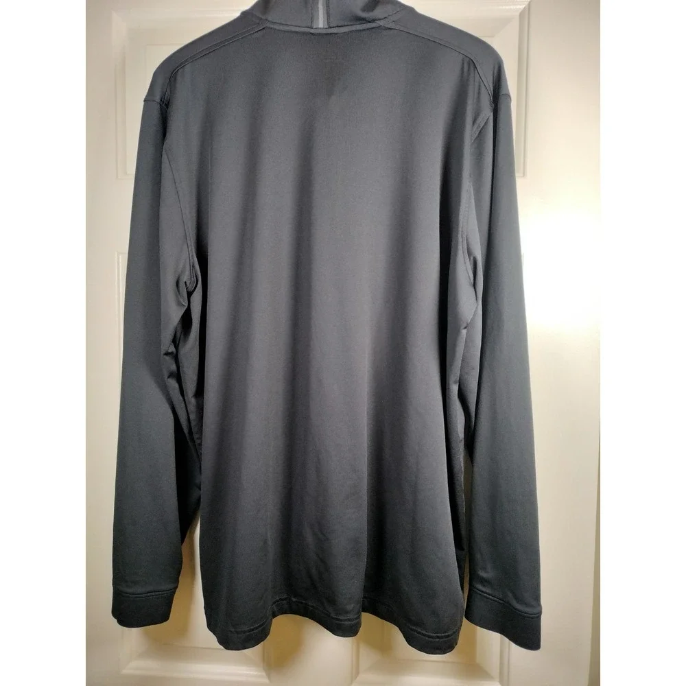 Under Armour Golf Playoff 1/4 Zip Pullover Men's XXL Black Loose Fit Jacket 2XL